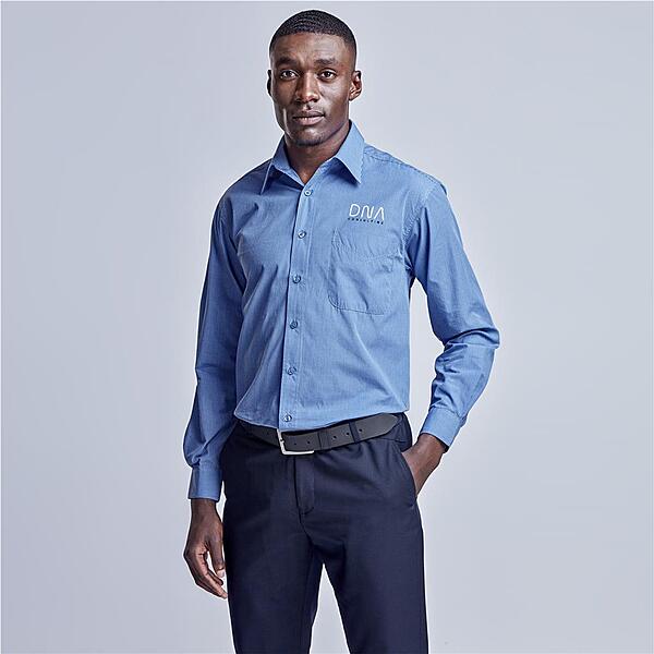 Micro Check Long Sleeve Shirt