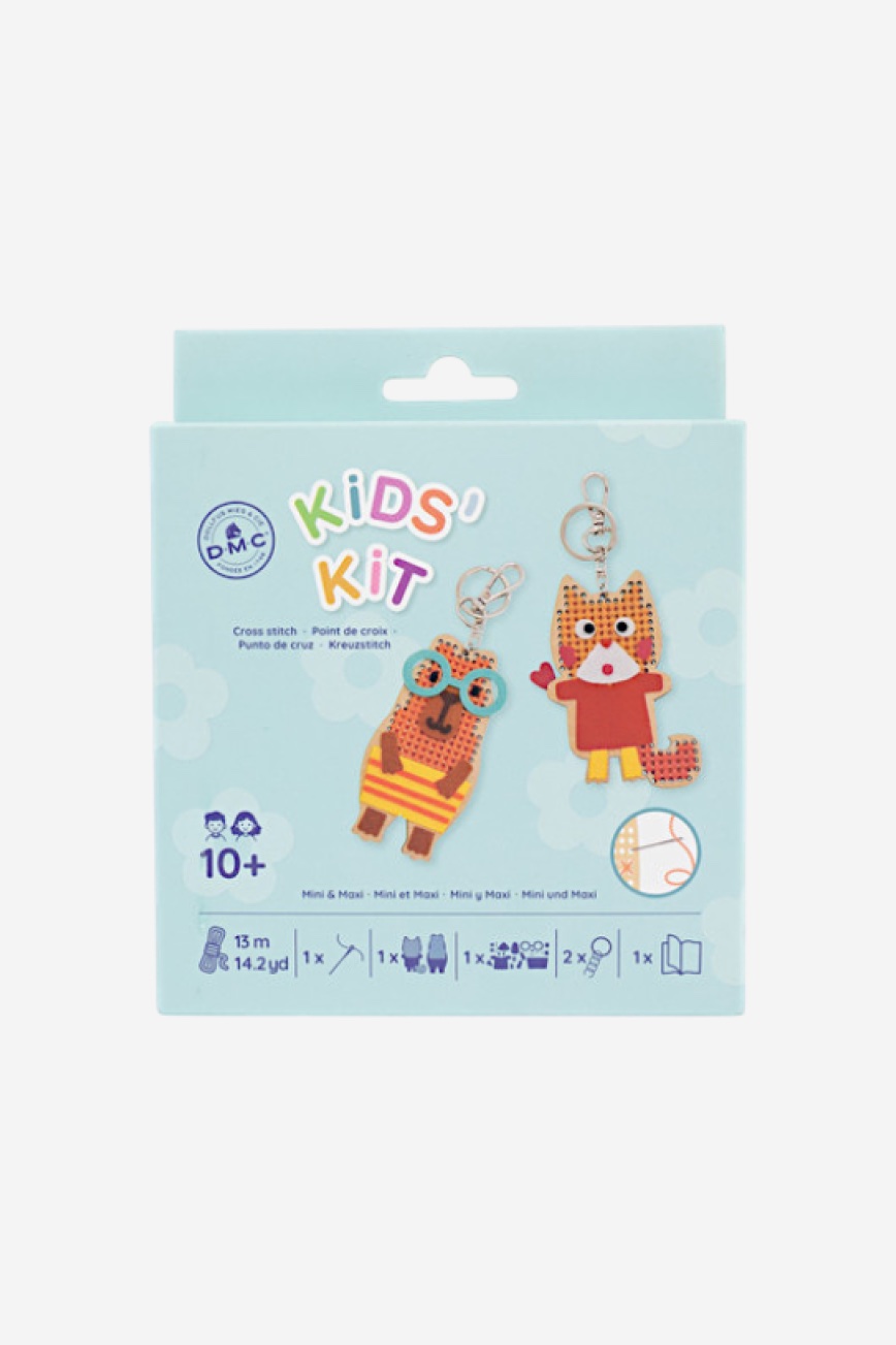 DMC Kids' Kit - Kit Punto Croce MINI E MAXI (BK2021) DMC Kids' Kit - Kit Punto Croce MINI E MAXI (BK2021)