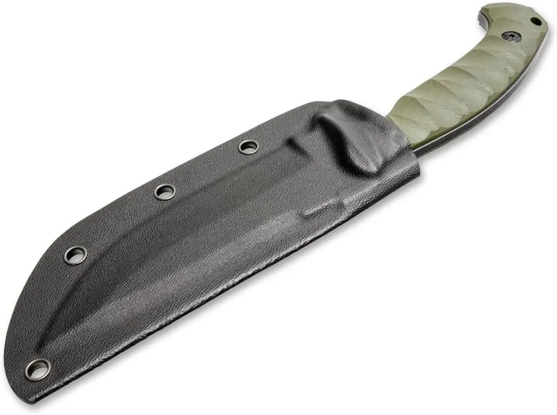 Boker 02LG115 Persian Fixed Knife with 440 Stainless Steel Blade, 4-3/4", Magnum