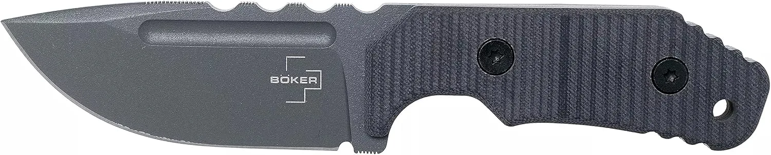 BÖKER PLUS Little Dvalin Fixed Blade EDC Knife - D2 Tanto - G10 - Kydex Sheath