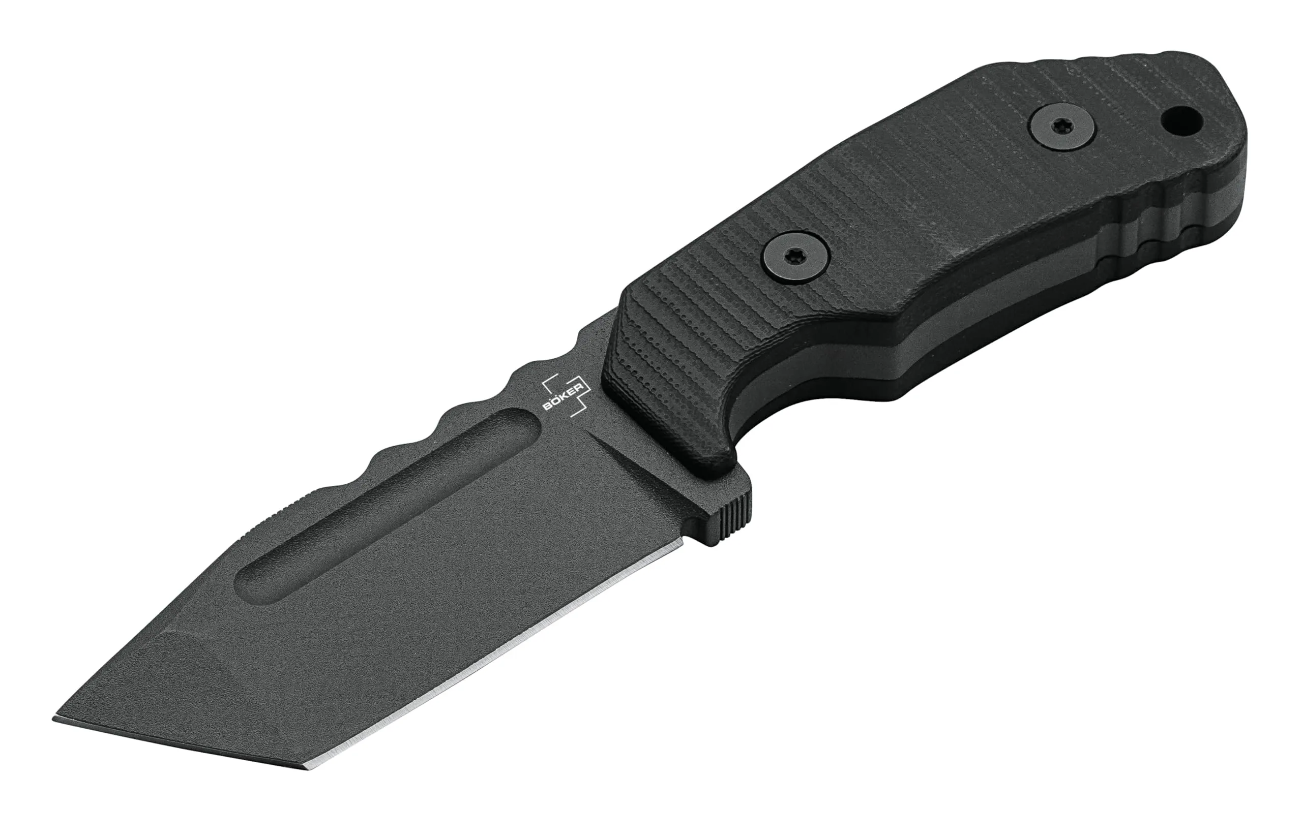BÖKER PLUS Little Dvalin Fixed Blade EDC Knife - D2 Tanto - G10 - Kydex Sheath