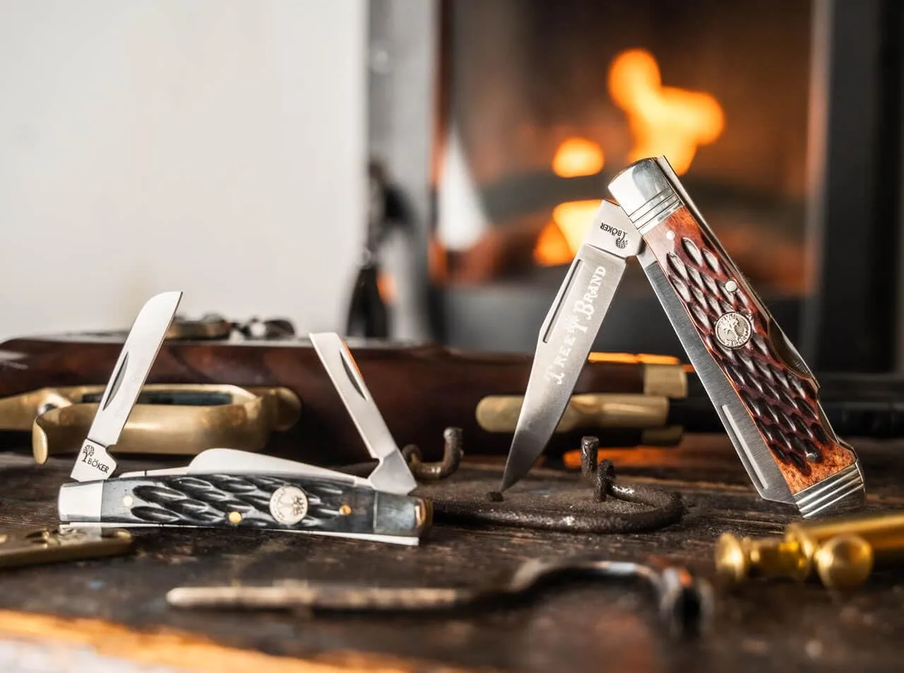 BÖKER Traditional Series 2.0 Trapper – Dual-Blade Slip-Joint Pocket Knife, Made in Solingen Germany