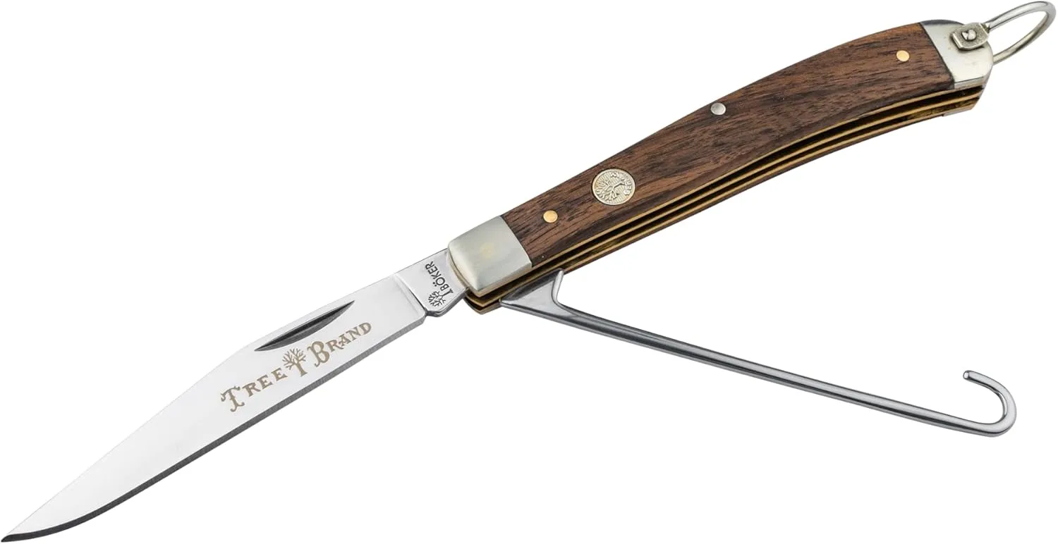Böker Manufactory Traditional Series 2.0 Bird Knife - pocket knife with wooden handle scales - folding knife with D2 blade