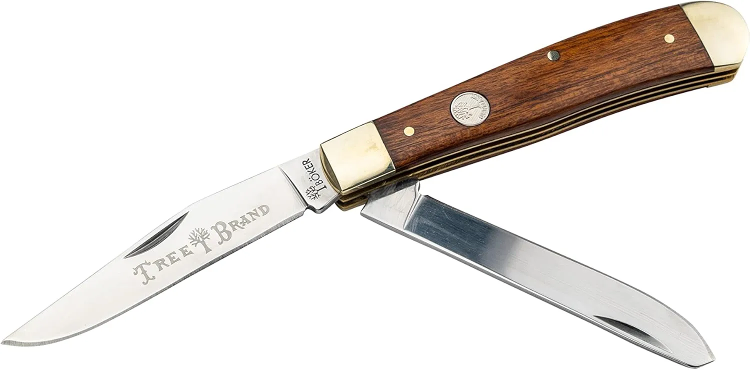 BÖKER Traditional Series 2.0 Trapper – Dual-Blade Slip-Joint Pocket Knife, Made in Solingen Germany