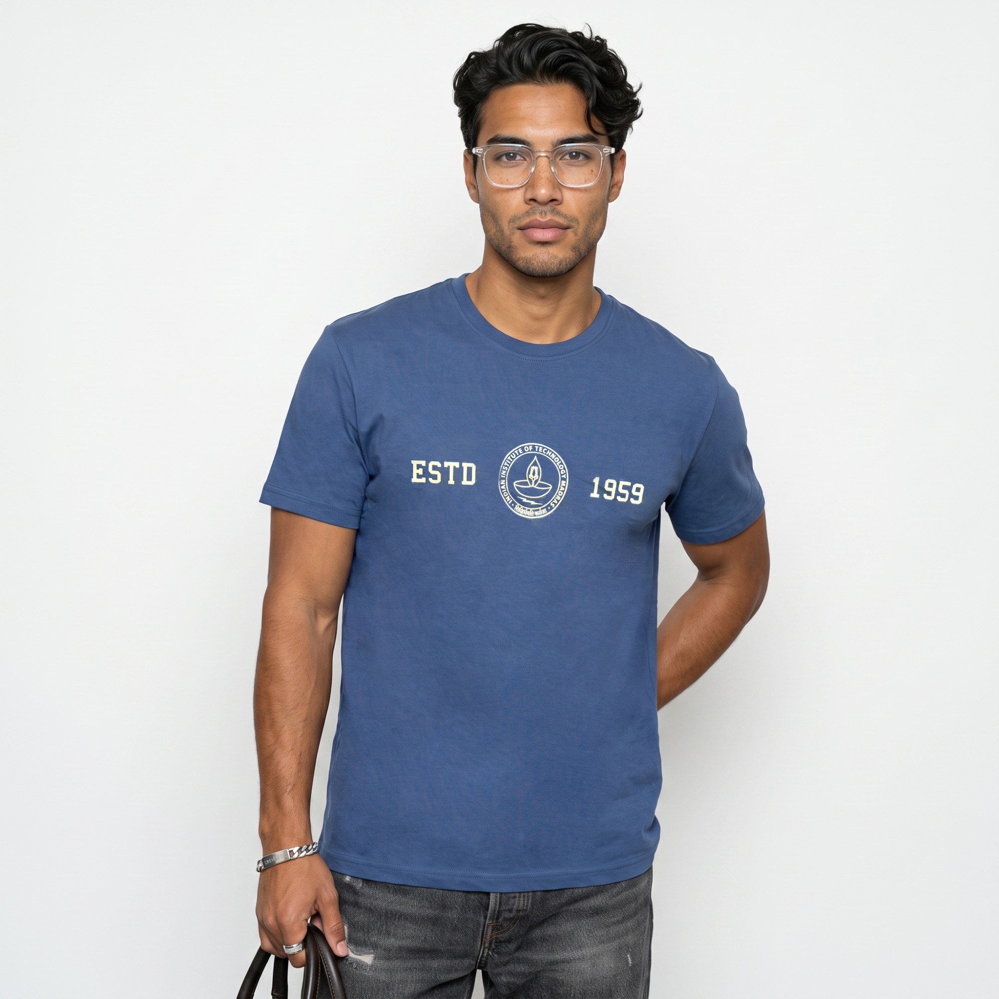 IITM Insti Cotton Tee - Navy