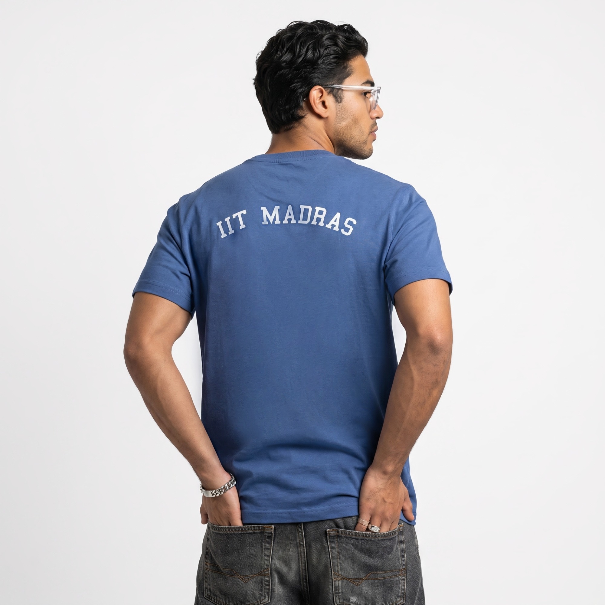 IITM Insti Cotton Tee - Navy