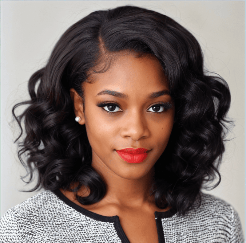 4*4 Closure Bouncy Coil (Swiss Lace)