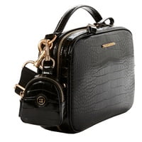 Little Pouch Charm- Black Croc Little Pouch Charm- Black Croc