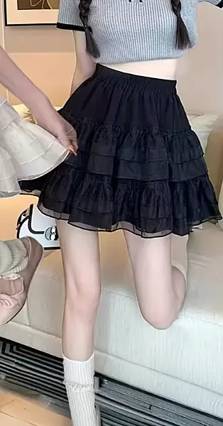 Elegant Lace Cake Skirt
