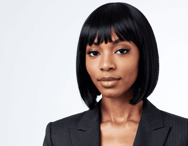 5*5 Closure Fringe Bob Couture