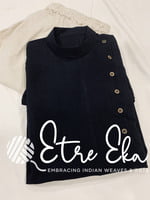 Boy's Kurta Set - Khadi Kurta Top and Bottom