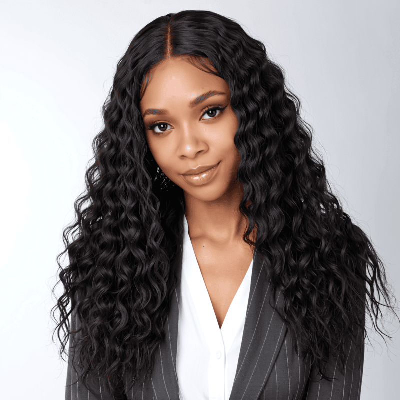 4*4 Closure Aqua Wave (Swiss Lace)