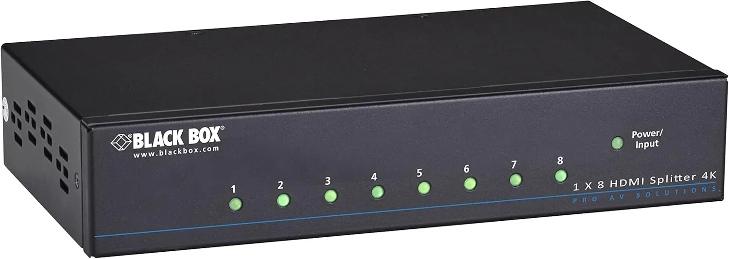 Black Box 1x8 4K HDMI Splitter