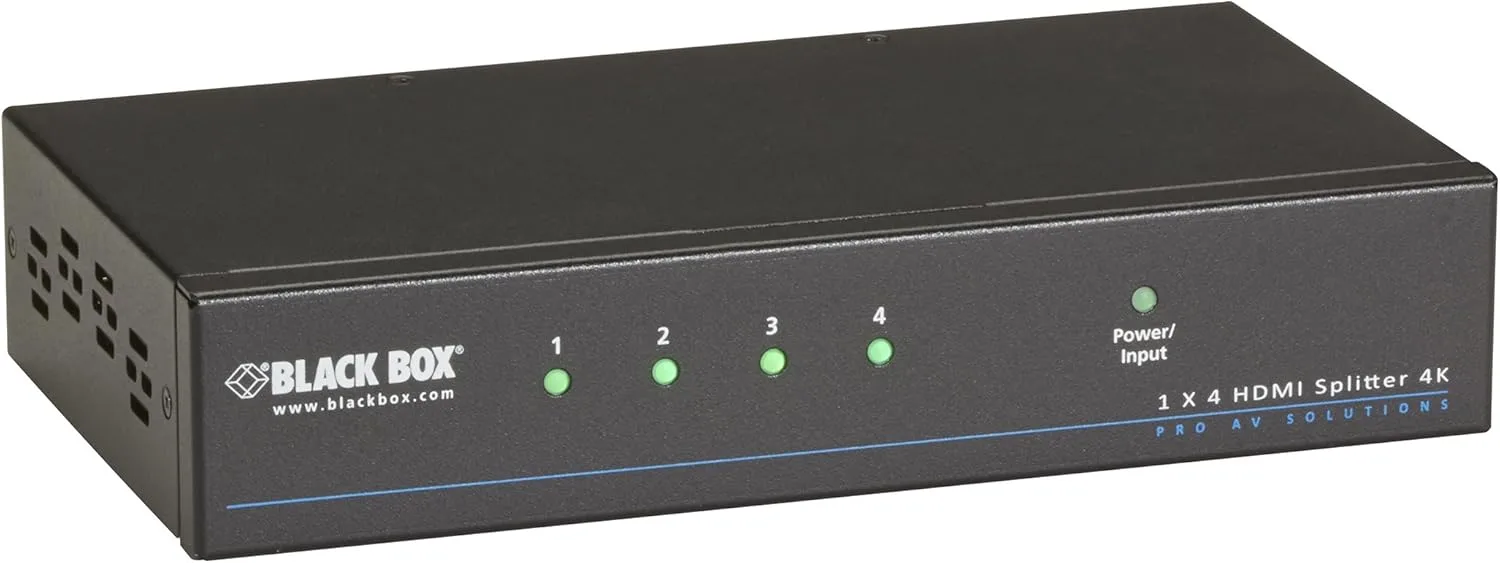 Black Box 4K HDMI Splitter - 1x4