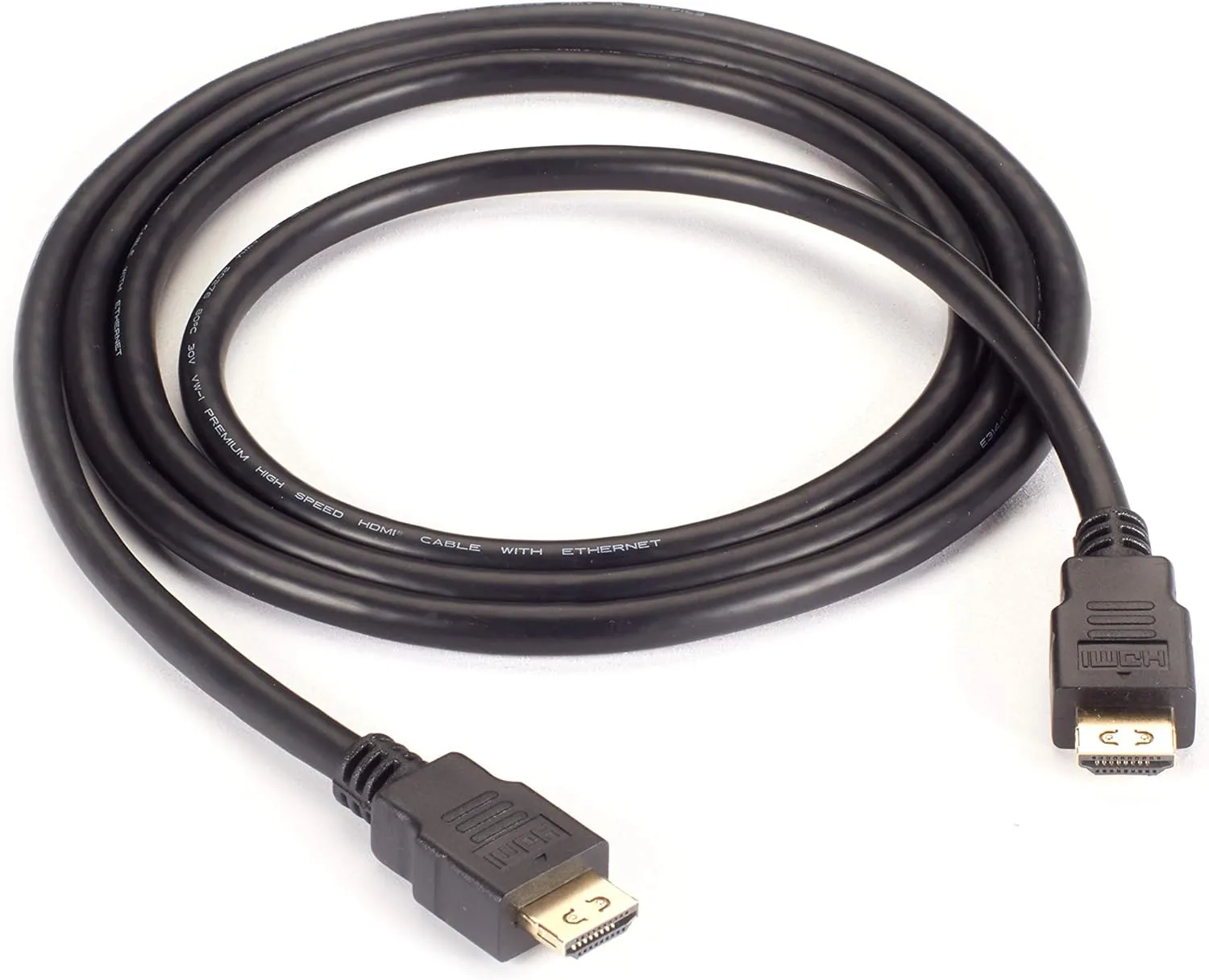 Black Box 6FT Hi-Speed HDMI Cable Ethernet Grip CNCTR HDMI 2.0 4K 60Hz UHD