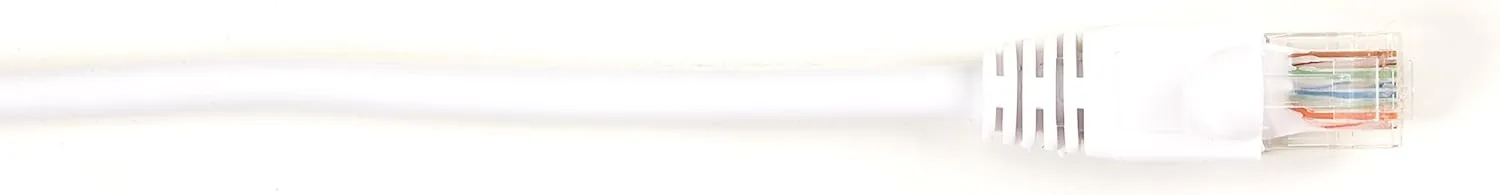 Black Box CAT5e 100-MHz Molded Snagless Patch Cable UTP cm PVC WH 10FT