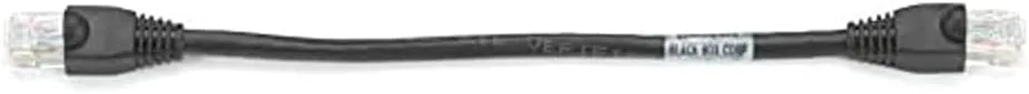 Black Box 6IN Black CAT6 550MHz Snagless UTP Patch Cable (RJ45 M/M)