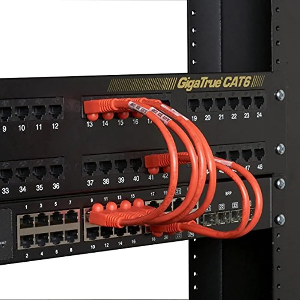 Black Box 6IN Black CAT6 550MHz Snagless UTP Patch Cable (RJ45 M/M)