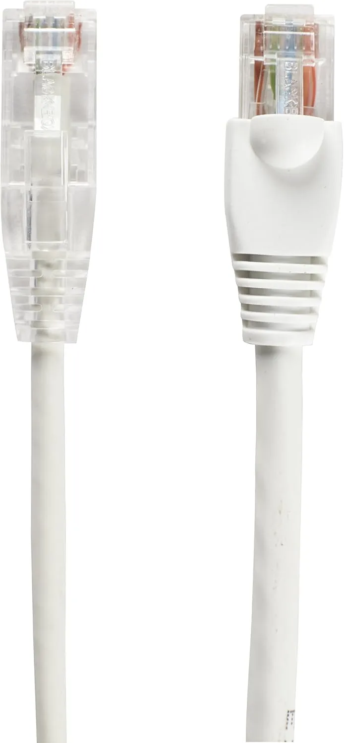 Black Box Slim-Net Cat.6 Patch UTP Network Cable - 1 ft Category 6 Network Cable for Patch Panel