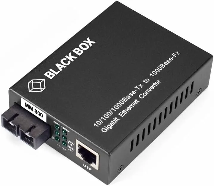 Black Box Pure Networking Transceiver Media Converter