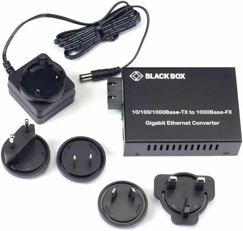 Black Box Pure Networking Transceiver Media Converter