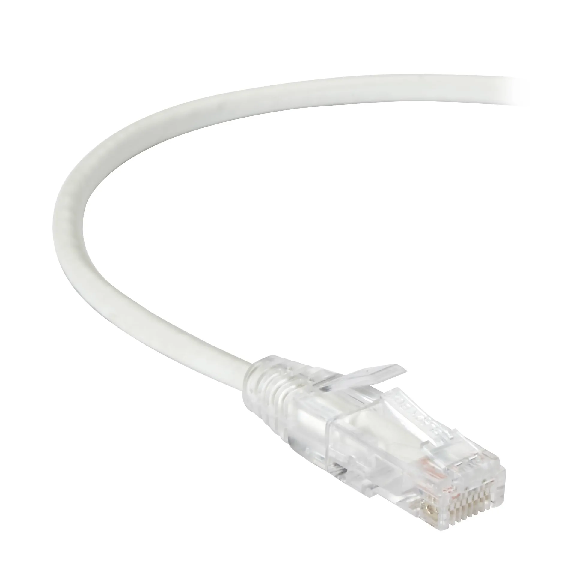 BLACK BOX NETWORK SERVICES - SLIM-NET CAT6 PATCH CABLE WHITE 3FT