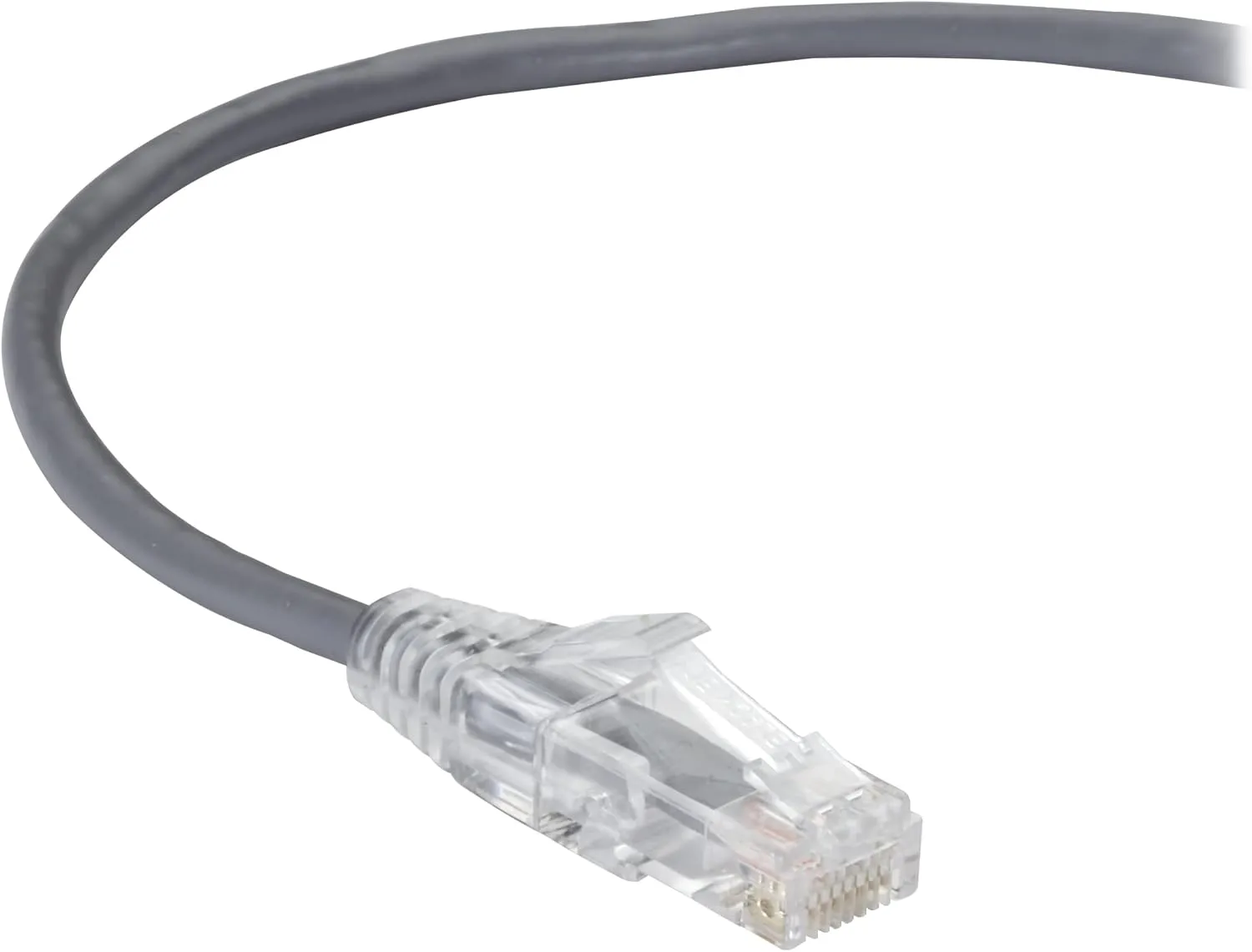 Black Box Network Services Slim-NET CAT6A 28-AWG 500-MHz Stranded Ethernet Patch Cable - Unshielded, PVC, 15-ft