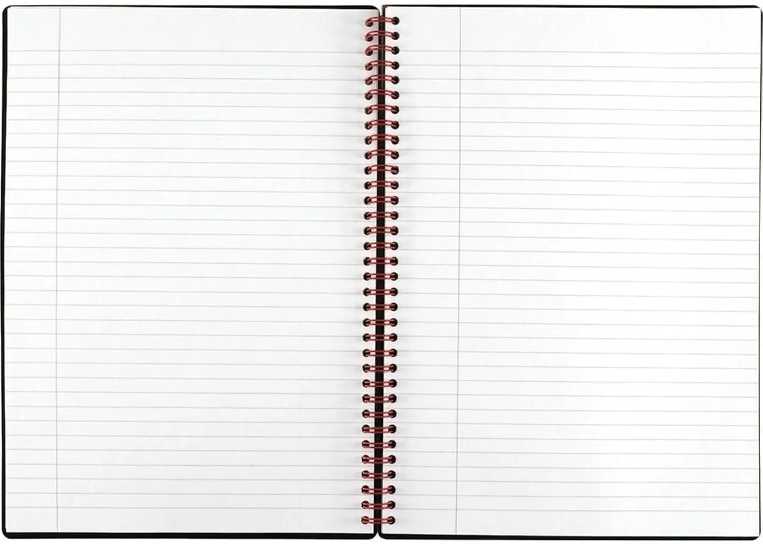 Black n' Red Notebook, Business Journal, Optik Paper, Wirebound, 70 Sheets, Ruled, SCRIBZEE-compatible