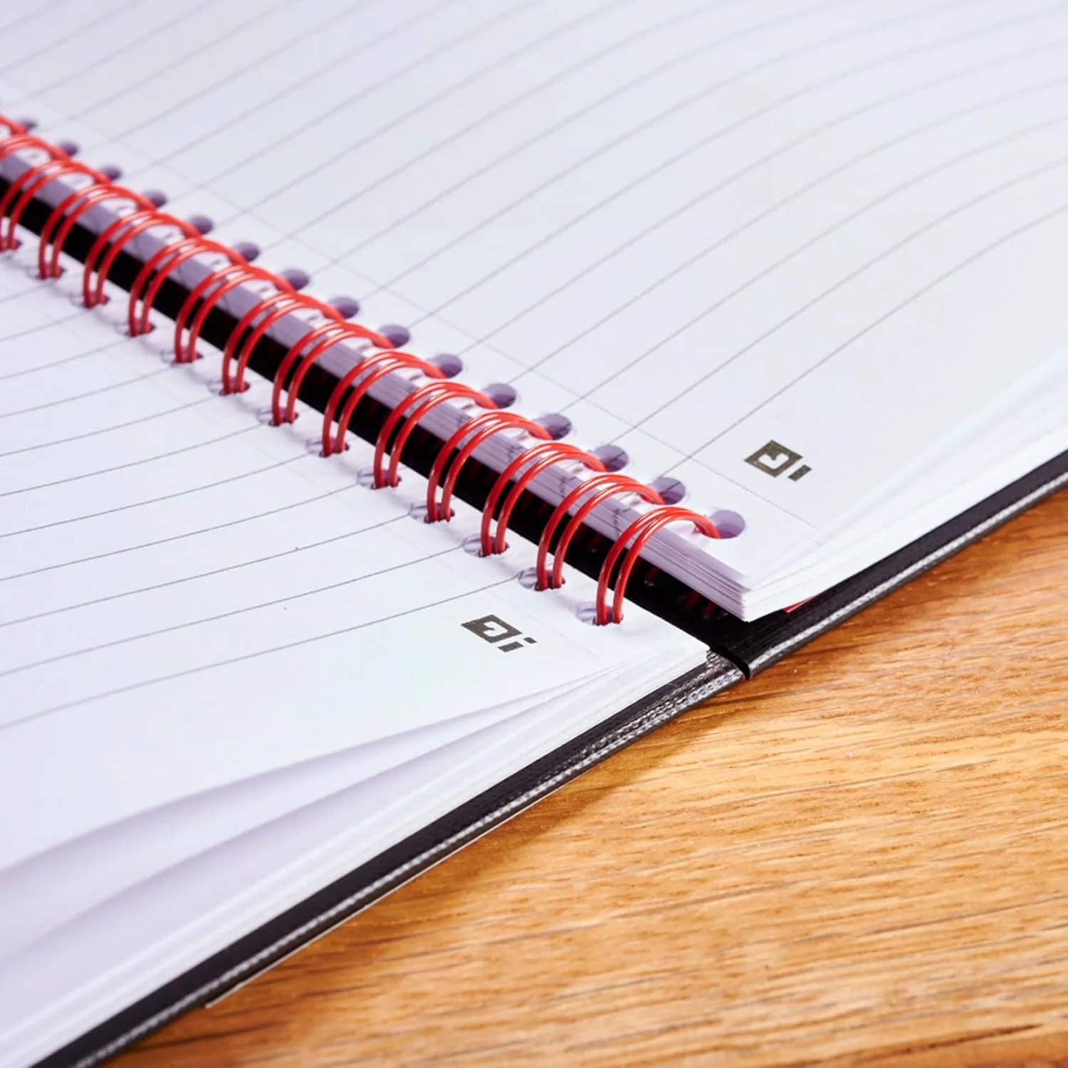 Black n' Red Notebook, Business Journal - Hardcover Wirebound, 70 Sheets, Optik Paper