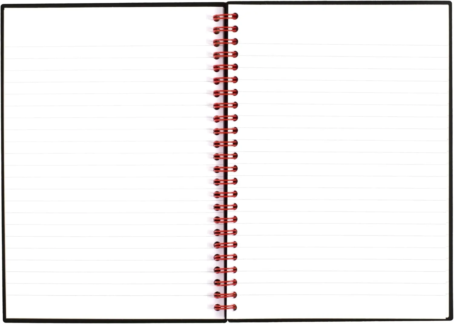 Black n' Red Notebook, Business Journal, Optik Paper, Wirebound, 70 Sheets, Ruled, SCRIBZEE-compatible
