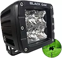 Black Oak Pro Series 3.0 2" 940nm Infrared Pod Light - Flood Optics - Black Housing