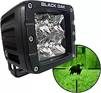Black Oak Vehicle Infrared LED POD Light - Tactical LED Light POD Off Road Hunting for Night Vision 2 Inch
