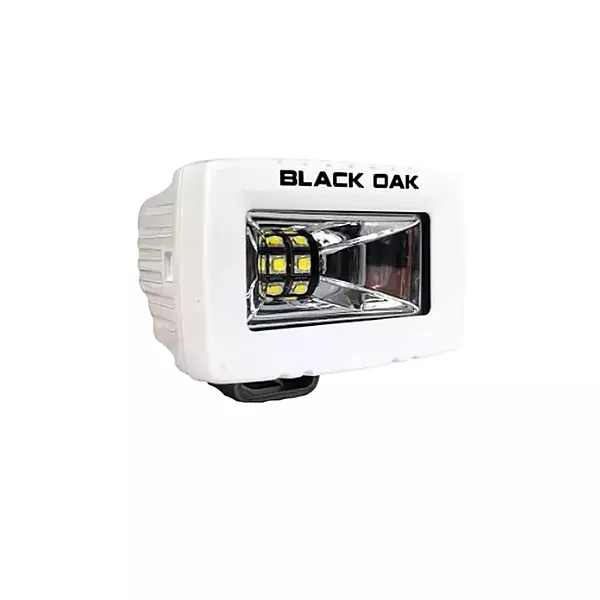 Black Oak 2" Marine Flush Mount Spreader Light - White Housing - Pro Series 3.0