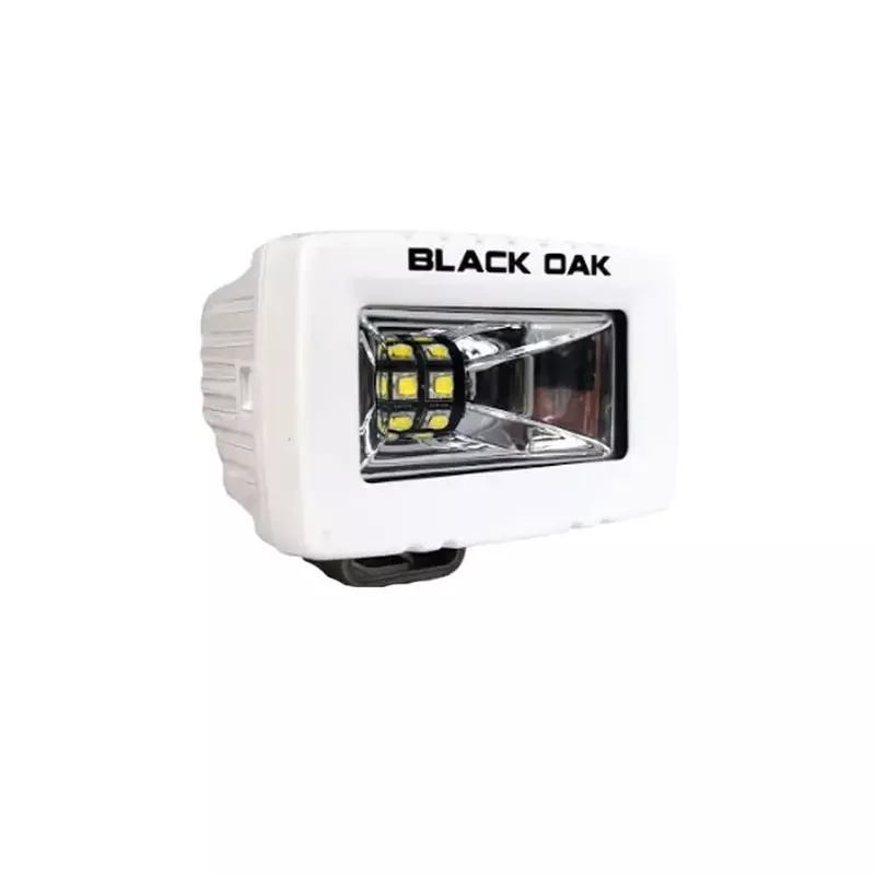 Black Oak 2" Marine Flush Mount Spreader Light - White Housing - Pro Series 3.0