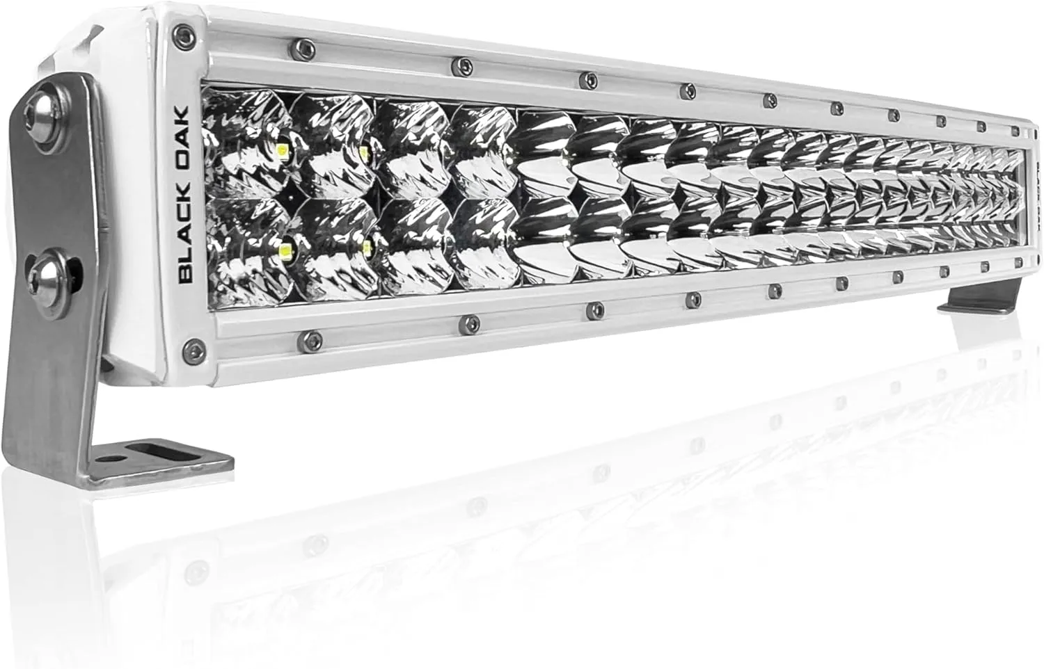 BLACK OAK Pro Series 3.0 Curved Double Row LED Light Bar - Combo Optics, IP69K