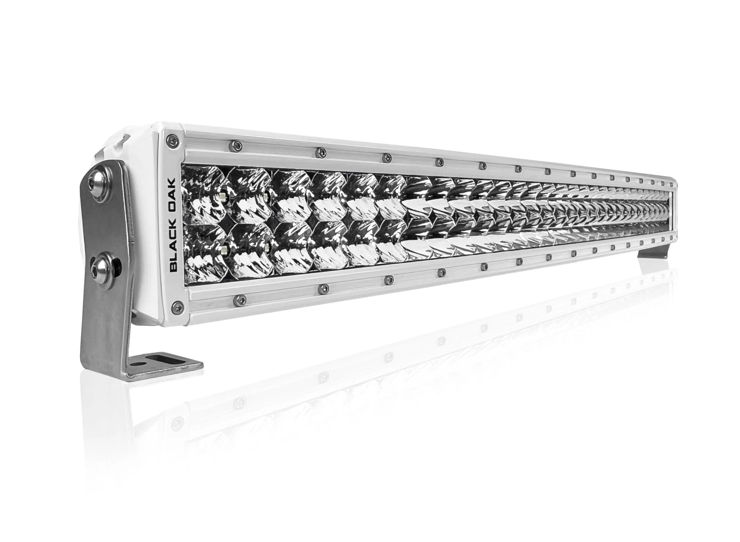 BLACK OAK Pro Series 3.0 Curved Double Row LED Light Bar - Combo Optics, IP69K