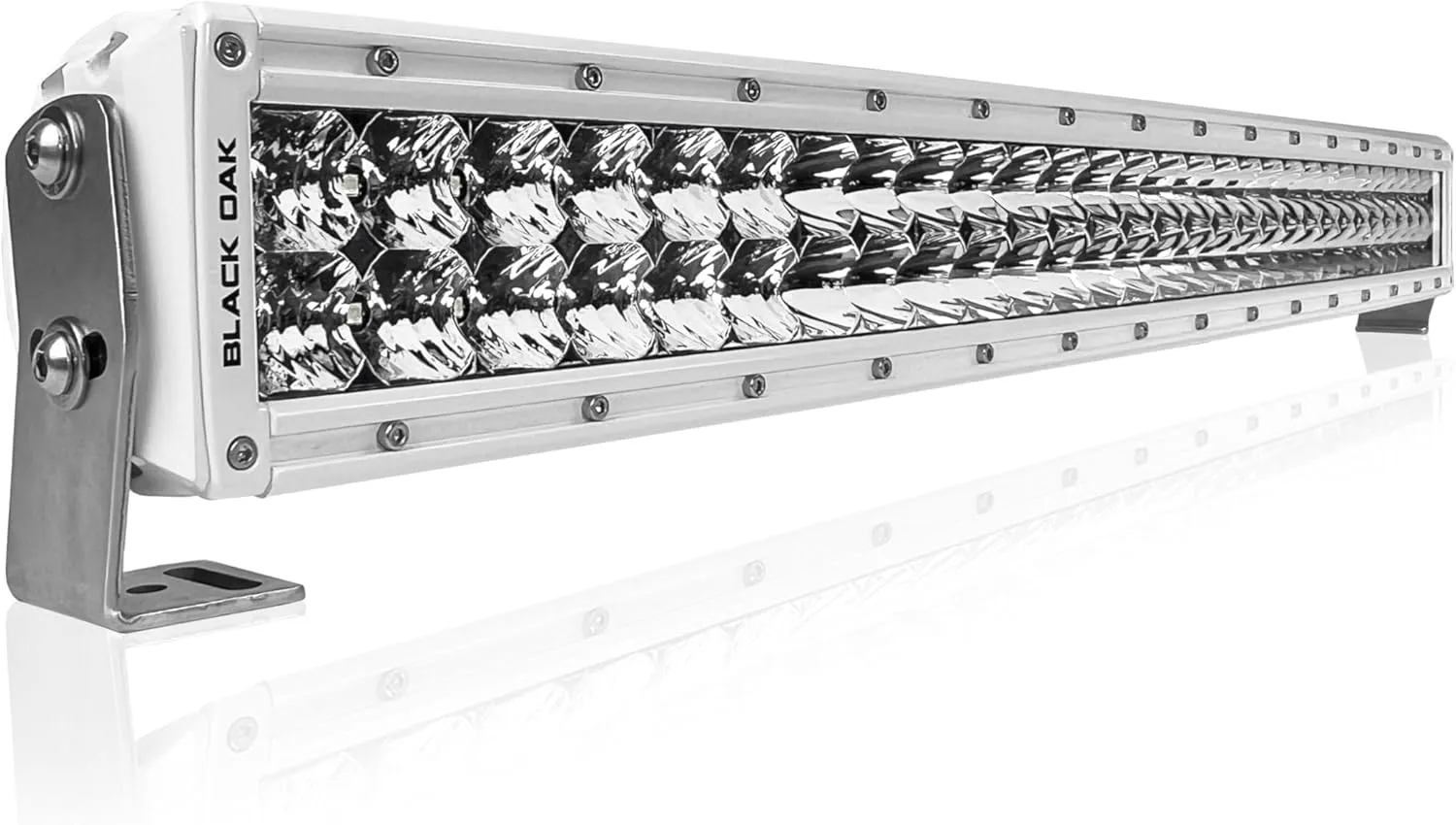 BLACK OAK Pro Series 3.0 Curved Double Row LED Light Bar - Combo Optics, IP69K