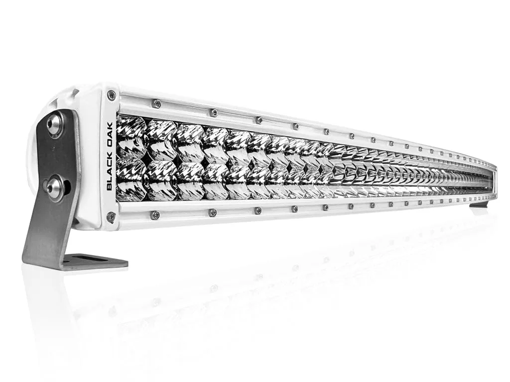 BLACK OAK Pro Series 3.0 Curved Double Row LED Light Bar - Combo Optics, IP69K