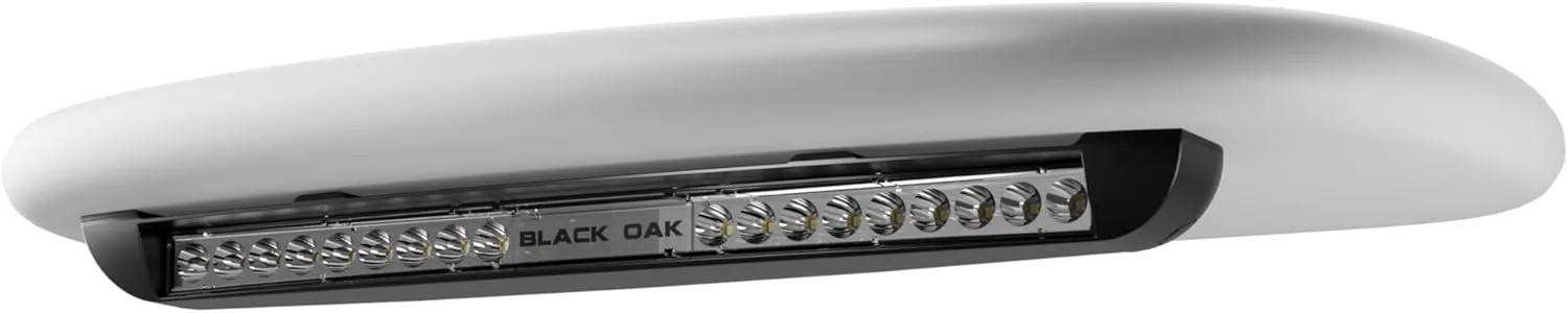 Black Oak Low Pro™ Marine LED Light Bar - Low Profile, 12,000+ Lumens, IP69K