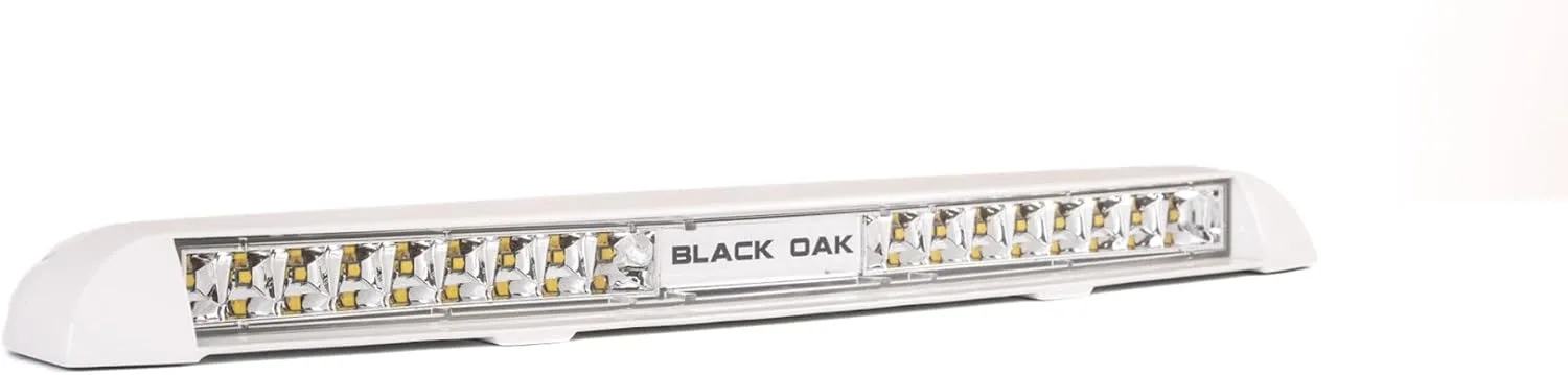Black Oak Low Pro™ Marine LED Light Bar - Low Profile, 12,000+ Lumens, IP69K