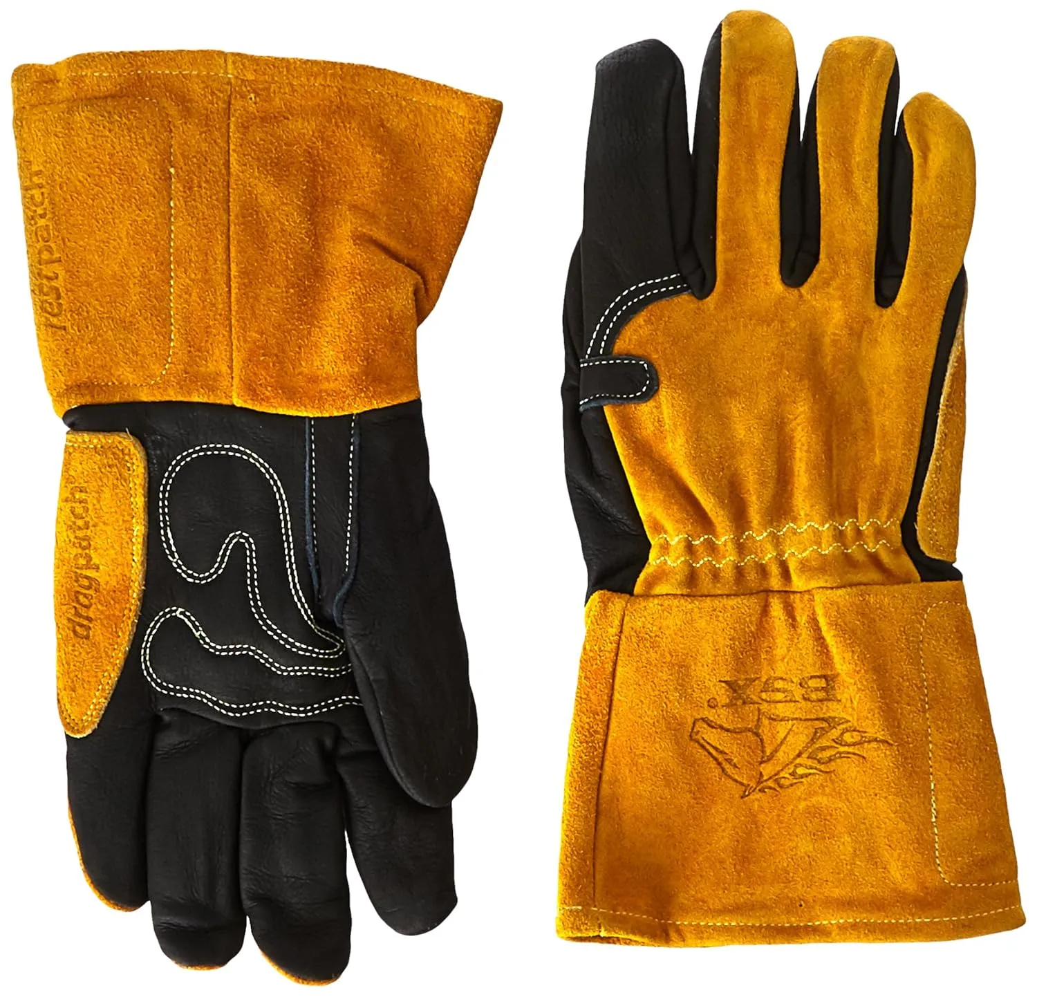 Revco Industries BM88L BSX BM88 Extreme Pig Skin MIG Welding Gloves, XL