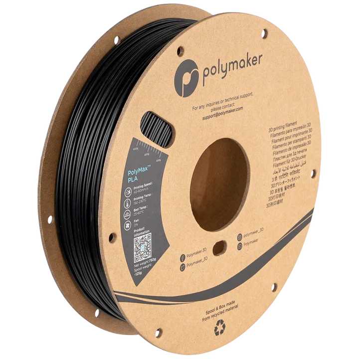 PolyMax PLA(1.75mm, 750g) Black