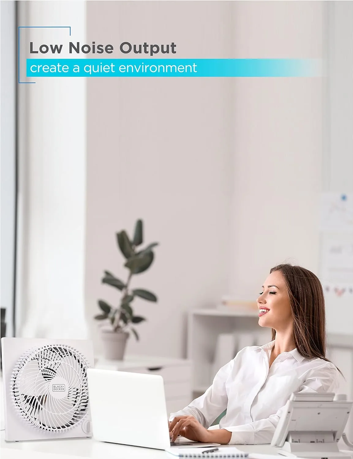 BLACK+DECKER Portable Indoor Fans, 3-Speed Tabletop & Floor