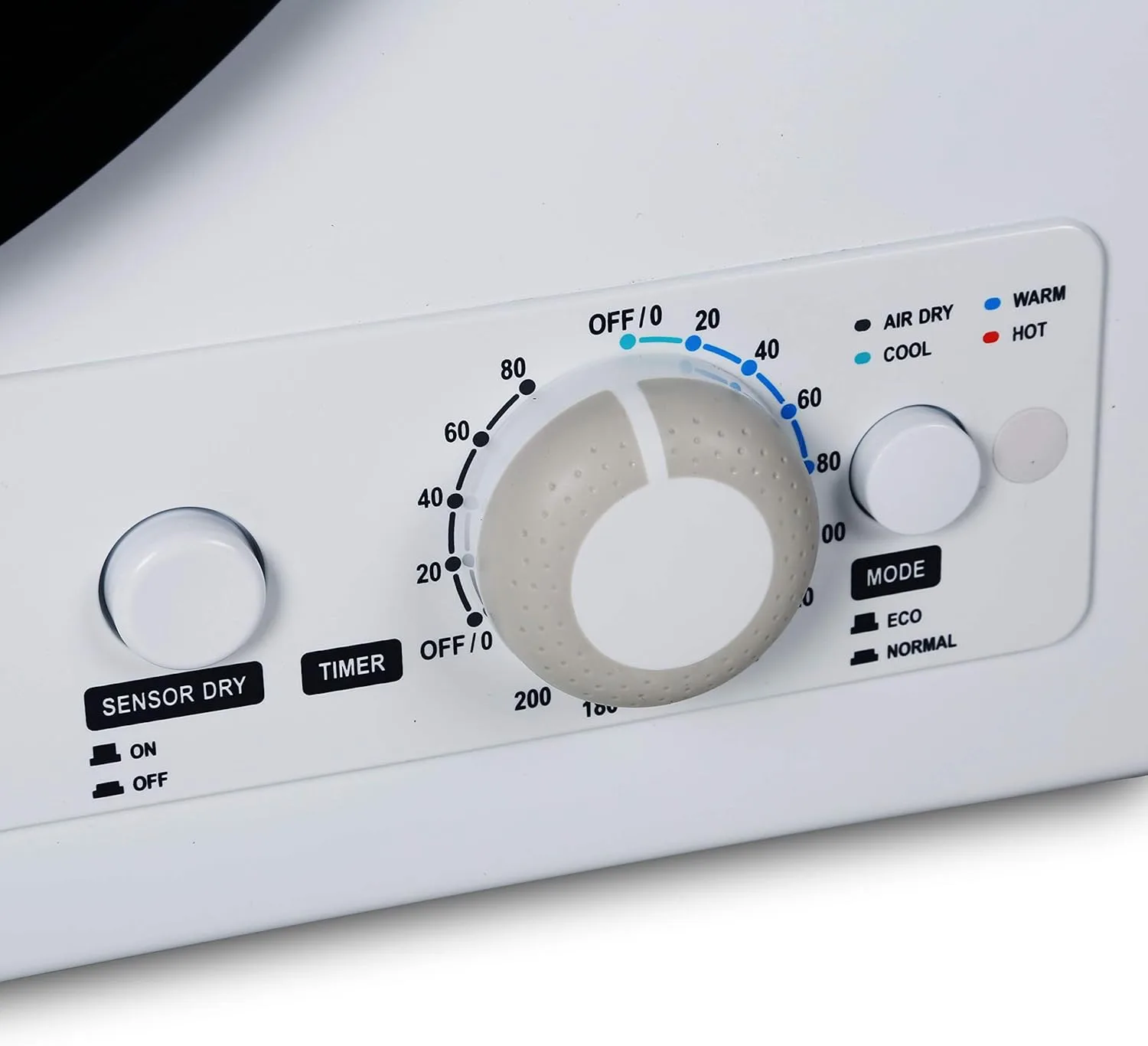 BLACK+DECKER Compact Portable Dryer (Front-Load, Stainless Steel Drum)