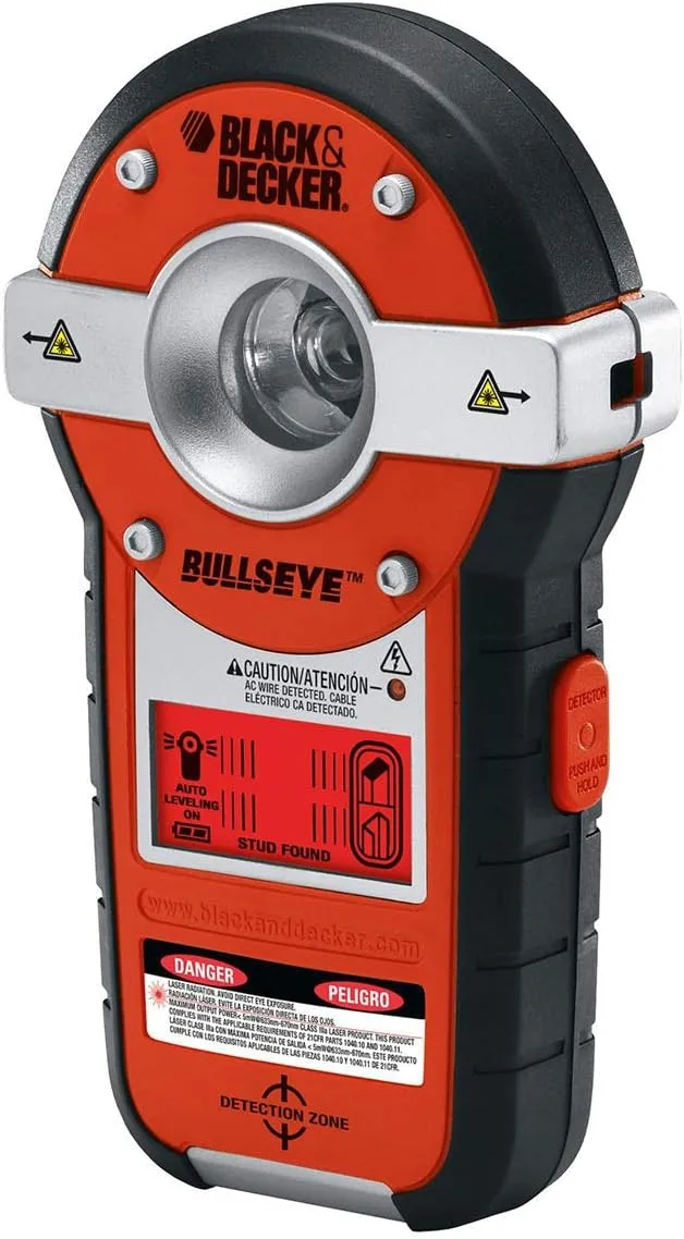 BLACK+DECKER BDL190S BullsEye Auto-Leveling Line Laser with Stud Finder