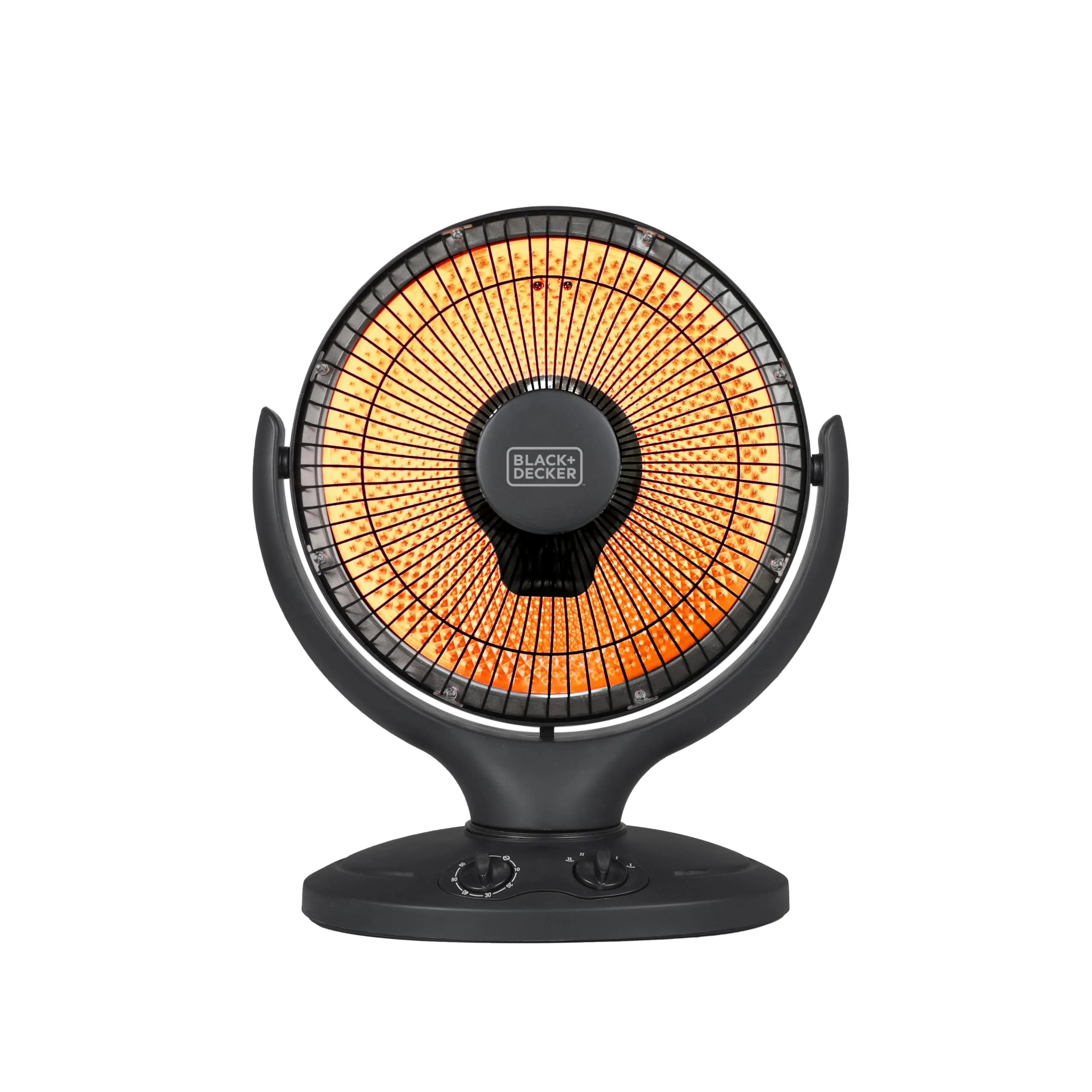 BLACK+DECKER Portable Heater for Rooms up to 161 Sq. Ft., Oscillating Space Heater & Heater for Bedroom with Overheat