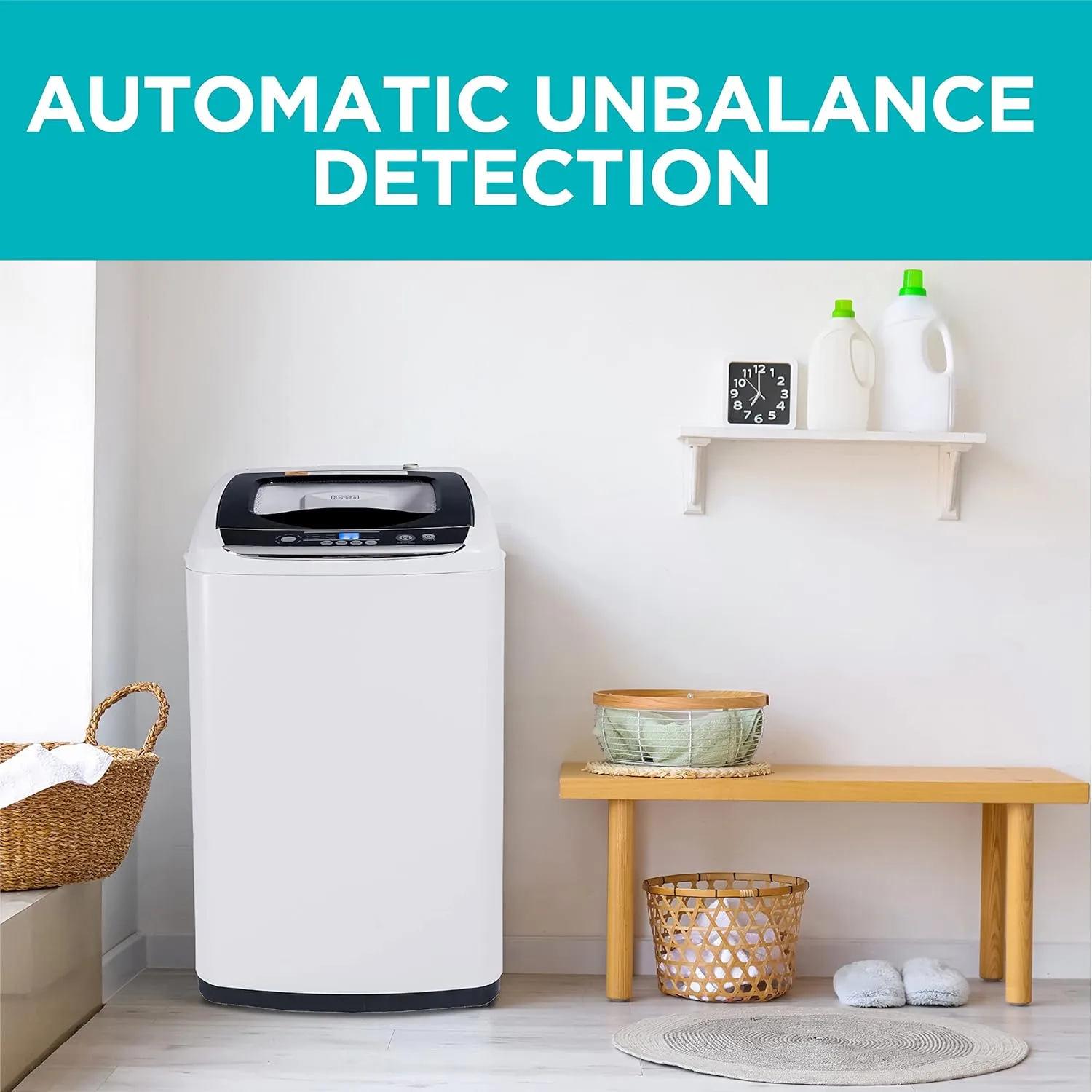 BLACK+DECKER Portable Washer, Top-Load with Stainless Steel Tub