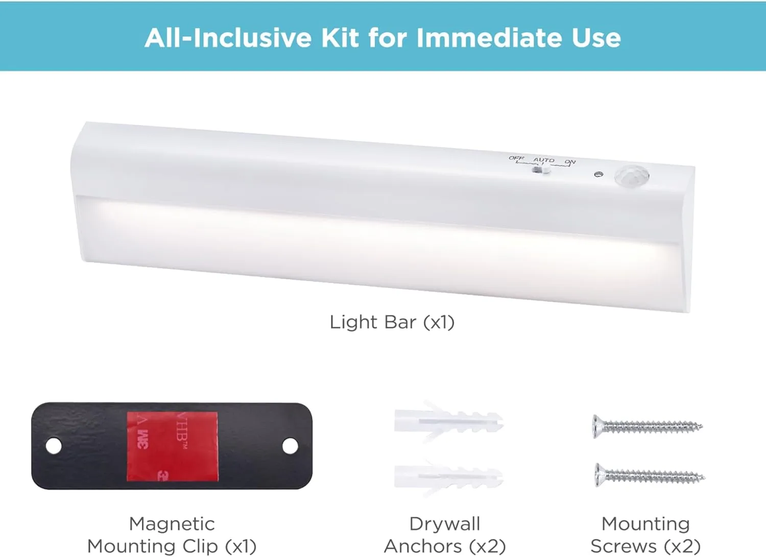 BLACK+DECKER PureOptics Battery Operated Under Cabinet LED Light Bar