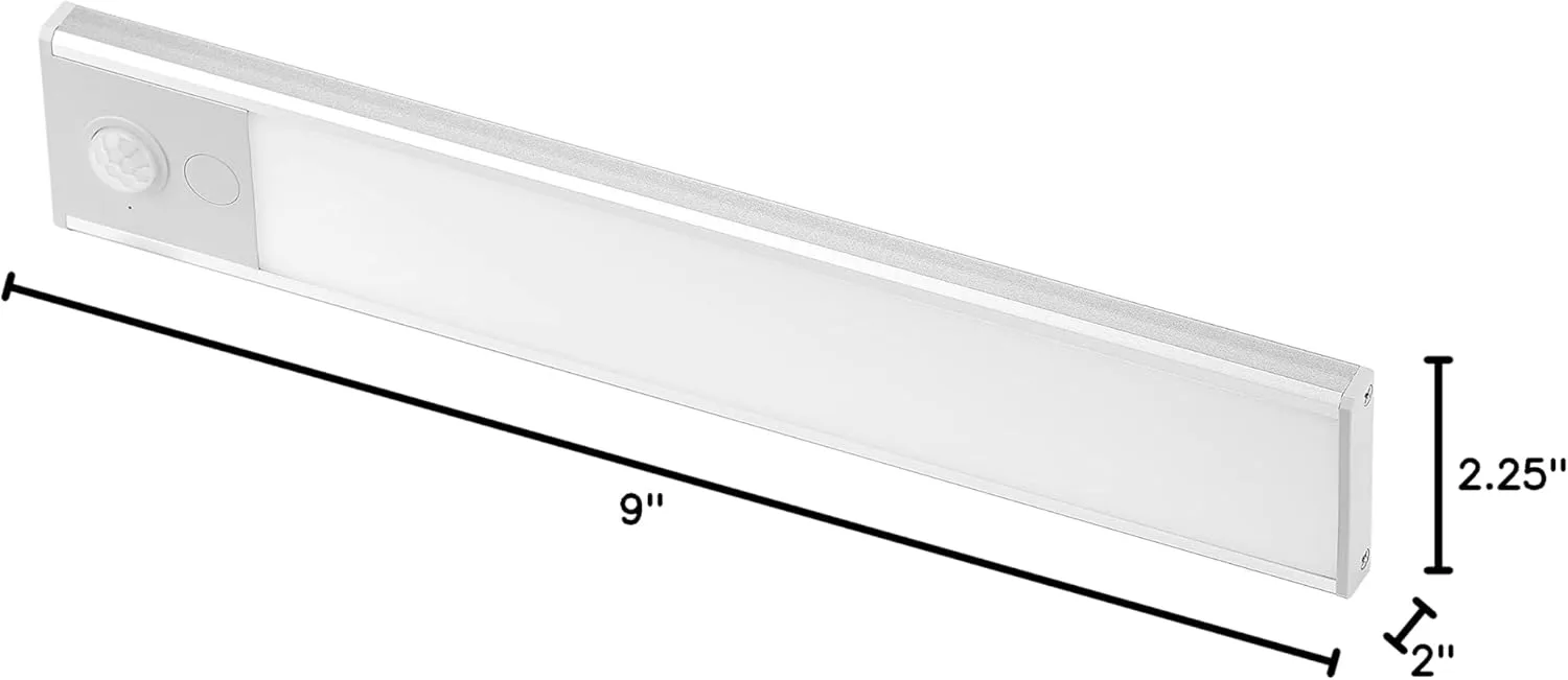 BLACK+DECKER Rechargeable Under Cabinet Light Bar, Motion Sensor, Warm White LED