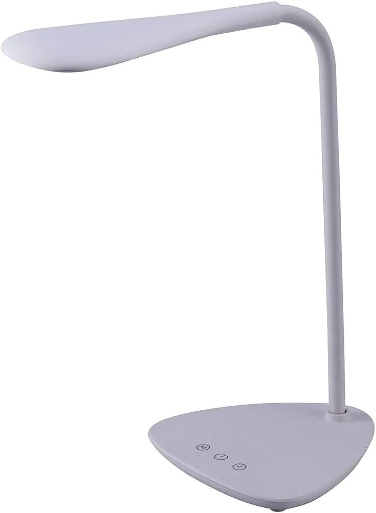 BLACK+DECKER VLED1820-BD Battery LED Desk Lamp, Dimmable with Adjustable Color Temperature, 4 Hour Battery Life